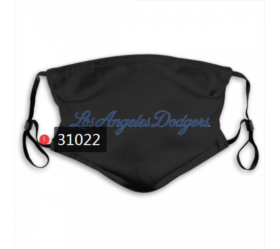 2020 Los Angeles Dodgers Dust mask with filter 59->mlb dust mask->Sports Accessory